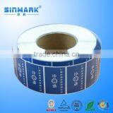 SINMARK Direct Manufacture Printing Barcode Label Sticker
