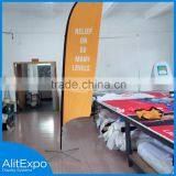 China Supplier Low Price Tear Drop Beach Flags thumbnail-5