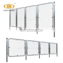 Galvanized Steel Walk-Through Chain Link Wire Mesh Fence Gate