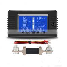 DC 0-200V 100A 300A Voltmeter Ammeter Car Battery Tester Capacity Resistance Electricity Voltage Meter Monitor 12v 24v 48v 96v