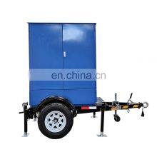 Transformer Oil Purifier Equipment With Trailer And Enclosed / Insulating Oil Treatment Machine/ Vacuum Filtration Unit