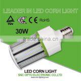 SNC ENEC/TUV/CE/RoHS 30w Led Corn Light 115lm/w