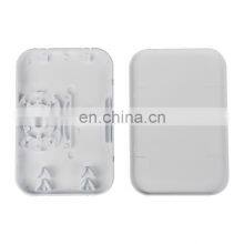 2 Into 2 Out Fiber Terminal Box FTTH Wall Outlet SC LC Fiber Optic Face Plate FTTH Box Rosette thumbnail-2