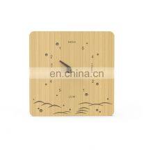 Natural Eco Friendly Home Decorative Simplicity Bamboo Tide Wall Clock thumbnail-5