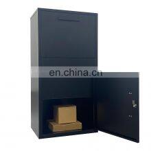 Новый стиль. Немецкий большой свободностоящий ящик для посылок для квартиры с запорной дверцей и кодовым замком. Ящик для посылок