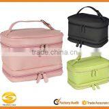 professional beauty box makeup vanity case,soft leather cosmetic train case,makeup vanity bag