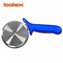 Pizza Wheel Cutter Pastry Tools Stainless Steel Bakery Supplies Colour Coded China Vegetable Mincing Rocking thumbnail-3