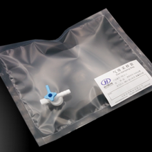 Tedlar® PVF Gas Sampling Bag—side-opening Stopcock Valve