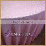 SQN#53 Wholesale Peach Sequin Elegant Wedding Table Linens for Sale thumbnail-5