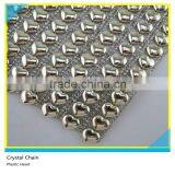 24*40 cm Plastic Heart Rhinestone Glue Sheets Heat Transfers thumbnail-1