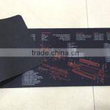 2016 new design custom Glcok,1911,Berreta guns pistol cleaning mat,gun mat for pistol cleaning