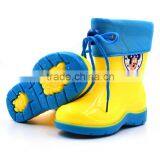 Warm Winter Cotton Boots Fashion Child Rain Boots Candy Color thumbnail-3