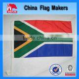 South Aferica Country Car Flags 100% Polyester With Plastic Stick thumbnail-1