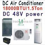 DC 48V Air Conditioner Standing Type 18000BTU Solar Powered Air Conditioning DC-52GW