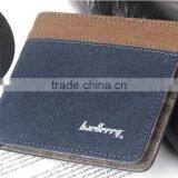 Stock Fashion Black Check Grain Wallet for Men thumbnail-5