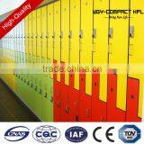 Top Selling Light Grey Z Door Mouldproof Solid Hpl Custom Made Locker With IB Card Lock