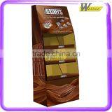Chocolate Compartment Cardboard Display Pop Stand