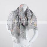 Lady Fashionable Women Long Custom Chinese Long Fashion Spring Scarf Wholesale thumbnail-2