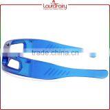 Laura Fairy Cheap Promotional Plastic Blue LED Light Up Party Sunglass For Fun thumbnail-3