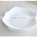 Fashionable Design Love Shape White Bone China Plate thumbnail-1