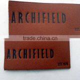 Custom Debossed ,embossed Leather Patch for Jeans thumbnail-1
