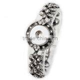 2016 Snap Bracelet&Bangles Newest Design Chain 18mm Ginger Snap Button Bracelet Pulseras Vintage Snap Bracelets