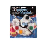 Wholesale Best Quality Cheap 12Colors Dry Water Color Paint Set With Brush thumbnail-4