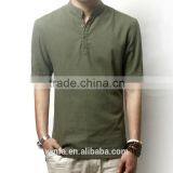 Quality Slim Fit Blank Polo Wholesale Shirt Hemp T Shirts thumbnail-2