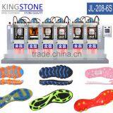 6 Stations TPU Tennis Shoe Sole Injection Moulding Machine JL-208-6S