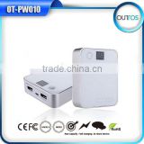Dual Usb Output Lcd Fast Charging Bank 10400mah Mini Portable Universal charger for Galaxy