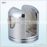 Solid Brass Flat End Shape Shelf Glass Clip thumbnail-2