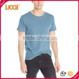 GuangZhou LuoQi 100% cotton custom crew neck blank distressed t shirts for men