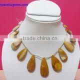 Necklace Agates Jasper (Dark)