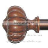 Home Decor Cherry Wood Resin Finials Curtain Rods thumbnail-2