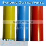 Factory Price Yellow Colored Glitter Sanding Vinyl Car Wrap Sticker thumbnail-3