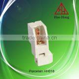 HAOHONG Ceramic Light Fitting White Porcelain Connector