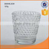 Hotsale Costomized Polished Sprayed Glass Candle Jars or Candle Holders Candlestick thumbnail-1