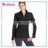 Slim Fitting Yoga Wear Active Top Sports Clothes Womens Dry Fit Nylon Gym Jacket thumbnail-2