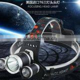 New CREE 5000Lm 3 x CREE XM-L U2 LED Bike Light Headlamp Flashlight Black thumbnail-3