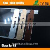 2.5D Titanium Alloy Brushed Metal Tempered Glass Screen Protector Guard for SONY X5 thumbnail-2