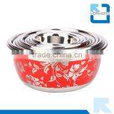 Color Engraved Stainless Steel Kitchen Utensils Bowls thumbnail-2