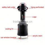 1158 New Design!! XM-L T6 LED Ultra Power Aluminum Torch Light Flashlight With Hammer/ Belt Cutter and Crank Quality Choice thumbnail-4