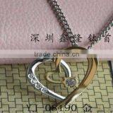 TC48 Womens Stainless Steel Classic Heart Pendant thumbnail-1