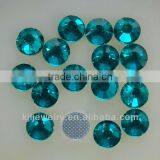 KJLHF012 Flat Back Blue Zircon Hot Fix Rhinestone for Garment Accessories thumbnail-1