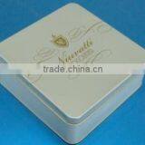 Square Chocolate Tin Box