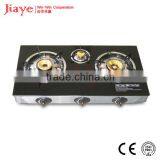3 Burner Counter Top Gas Stove With Brass Burner Cap Made In China JY-TG3004 thumbnail-2