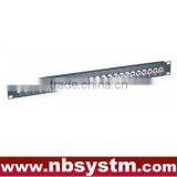 24 Port BNC Patch Panel 19" 1U,Female to Female
