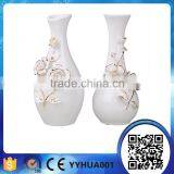Top Sale Home Or Hotel Use White Elegant Fashionable Resin Decorative Flower Vases thumbnail-2