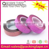 2014 new colorful decorative glitter adhesive tape in wedding gift