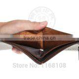 Mens Leather Wallet ID Credit Card Holder Bifold Purse Clutch Zipper Wallets thumbnail-4